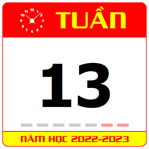 TKB Tuần 13 (từ 24/10 đến 30/10, năm học 2022-2023)